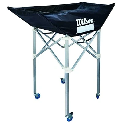 Abbildung von Wilson Unisex Adult INDOOR STAND UP 42&quot; VB CART Volleyball, BLACK/WHITE, Uni
