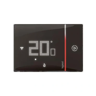 Abbildung von LEGRAND Smarther with Netatmo Smart Thermostat für Unterputz Montage 2 Module Schwarz 49039