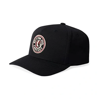 Abbildung von Brixton Men&#039;s Rival C MP Snapback Cap, Black, One Size