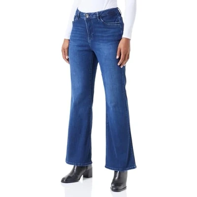 Abbildung von Garcia 245 Celia Flared Jeans, Damen, Größe: 32x30, Dark used