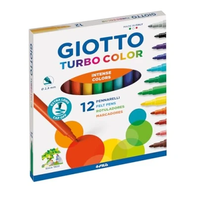 Abbildung von FILA Giotto Turbo color Fasermaler, 12 teilig (1 Set)