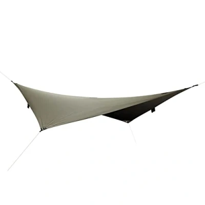 Abbildung von Tatonka 2467 Tarp 3 TC (400 x 400 cm) Wasserdichtes aus Baumwollmischgewebe mit hervorragender UV Stabilität, Ösen und Abpsannschlaufen Schützt vor Sonne, Wind Regen beige