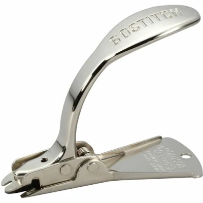 Abbildung von Bostitch Heavy Duty &amp; Carton Staple Remover, Built in Shield, Wear Resistant Nickle Plated Finish Chrome 5.25 x 2 3.5