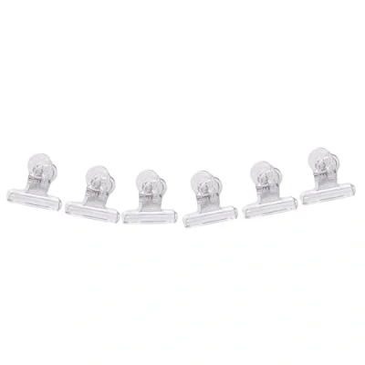 Abbildung von Losueeun 6 Stueck/Set Rusian C Kurve Nagel Klemmen Klipps Multifunktionswerkzeug Acryl Naegel Pinchers Transparent