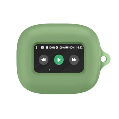 Abbildung von GIOPUEY Hülle Kompatibel mit JBL Live Flex 3/Live Buds Beam 3, Silikon Stoßfeste Schutzhülle, Ultradünn Case Cover, Kein Geruch, Grün