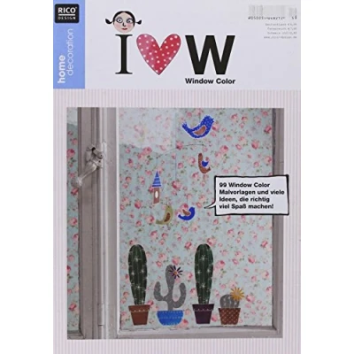 Abbildung von home decoration No. 59 I love Window Color: 99 Color Malvorlagen und viele Ideen, die richtig viel Spaß machen!