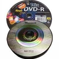 Abbildung von TRAXDATA DVD R4.7G 16X Magic Silver sp*10