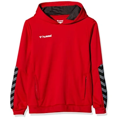 Abbildung von Hummel Authentic Kapuzenpullover für Kinder, Größe: 176, True red