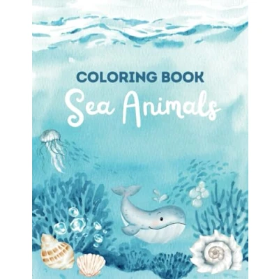 Abbildung von Ocean Coloring Book: Fish &amp; Underwater Sea Animals to Color for Kids and Adults