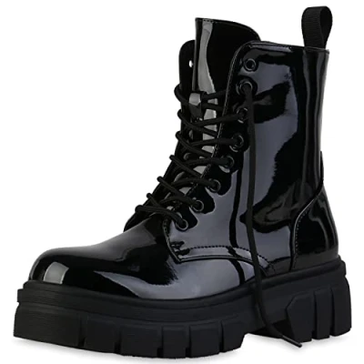 Abbildung von VAN HILL 839121 Plateaustiefelette Bequeme Schuhe