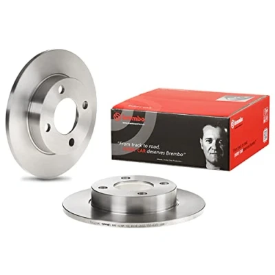 Abbildung von BREMBO 08.5213.10 Bremsscheibe 245 10 4 voll AUDI: 80 B4 Avant, Limousine, B3