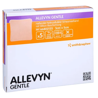 Abbildung von Allevyn Gentle 5x5 Cm Schaumverb. 5 St