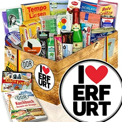 Abbildung von I love Erfurt/Geschenkidee Erfurt/DDR Korb Spezialitäten