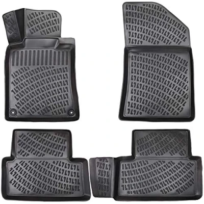Abbildung von Elmasline Design 3D Gummimatten Set für Peugeot 508 II Baujahr ab 2018 Extra hoher 5cm Rand