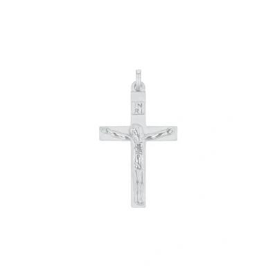 Abbildung von amor Kreuz MIT Corpu Anhänger, Größe: One Size, Silber