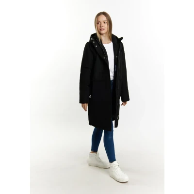 Abbildung von Dreimaster Arctic Boundry Wintermantel, Damen, Größe: 40, Schwarz
