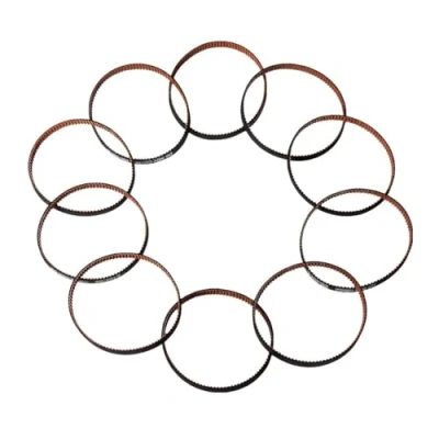 Abbildung von BZ 3D 10 x 200mm GT2 Zahnriemen 6mm Breite,GT2 Riemen Geschlossene Schleife Upgrade Rutschfester,Verschleißfester Nylon Zahnfläche Closed Loop Timing Belt für Drucker.
