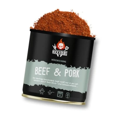 Abbildung von ROCK N RUBS Ultimative Würze Beef &amp; Pork 140g MHD 02/28