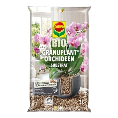 Abbildung von COMPO Bio GRANUPLANT® Orchideen Pflanzgranulat 3 L, grau/beige