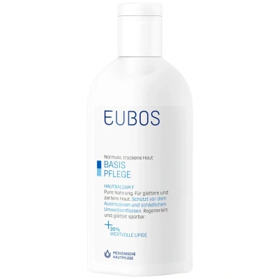 Abbildung von Eubos Basis Pflege Hautbalsam F Feuchtigkeitspflege, Größe: 200 ml, Weiß
