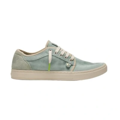 Abbildung von Satorisan Heisei Suede Casual Sneaker Herren und Damen Vintage Leder Sportschuhe Farbe Milky Jade Größe 37