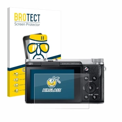 Abbildung von BROTECT Schutzglas für Samsung NX300M Schutzfolie Panzer Folie Glas [Extrem Kratzfest 9H, Anti Fingerprint, Ultra Transparent]