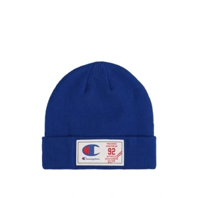 Abbildung von Champion Unisex Lifestyle Caps (806044) Retrosport Jock Tag Beanie Mütze, Blau (BS008), One Size