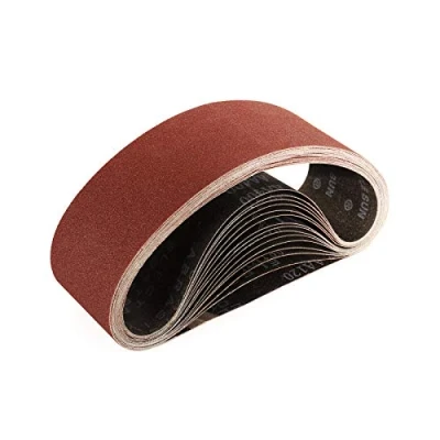Abbildung von Sruhrak 75 x 533mm schleifband 15 Stück bandschleifer schleifbänder 120 Körnungen zum Schleifen, Feilen, Schärfen und Entrosten
