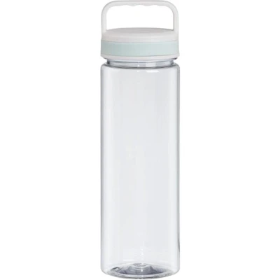 Abbildung von Xavax Trinkflasche, 900 ml (Wasserflasche auslaufsicher, Getränkeflasche mit praktischem Henkel und Schraubverschluss, lebensmittelecht, durchsichtig) blau