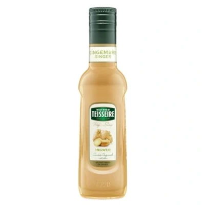 Abbildung von Mathieu Teisseire Ingwer Sirup, für Getränke, Erfrischungsgetränke, Cocktails, Kaffee und Desserts, Flasche 25 cl