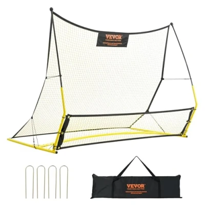 Abbildung von VEVOR Rebounder 2 in 1 Fußball Rebound Doppelte Netze Tragbares 25,4 x mm