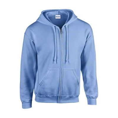 Abbildung von Gildan Unisex Heavy Blend Adult Full Zip Hooded Sweatshirt, Carolina Blue, XXL