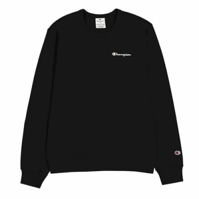 Abbildung von Champion Icons Crewneck Small Sweatshirt, Herren, Größe: Large, Black