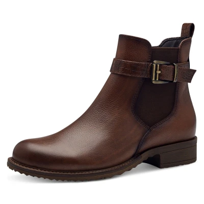 Abbildung von Tamaris Chelsea Stiefelette, Damen, Größe: 37, Cognac Schuhe