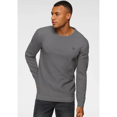 Abbildung von Bruno Banani Strickpullover, mit modischer Struktur