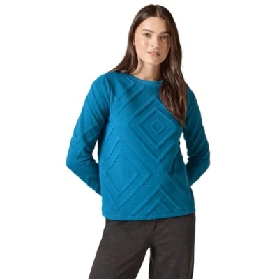 Abbildung von Cecil Langarmshirt, Damen, Größe: XS, Blau