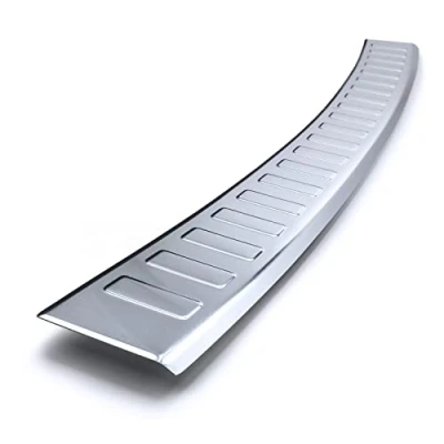 Abbildung von teileplus24 AL118 Ladekantenschutz Aluminium kompatibel mit VW Golf 7 Limo 3/5 Türer 2012 2019, Farbe:Silber