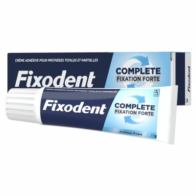 Abbildung von Fixodent Haftcreme für Zahnprothesen Complete Fixation Forte 47g