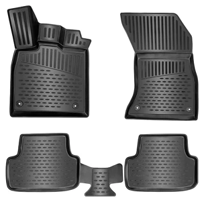 Abbildung von ELMASLINE 3D Gummimatten Set für Volvo V60 ab 2018 Hoher 5cm Rand Baujahre 2019 2020 2021 2022