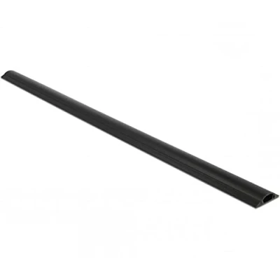 Abbildung von Delock Kabelkanal selbstklebend 30 x 8 mm Länge 1 m schwarz