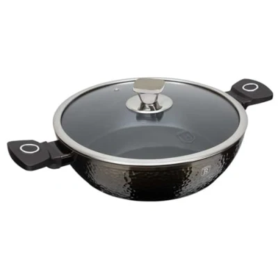 Abbildung von Berlinger Haus BH/6577, 3,8 l, Rund, Schwarz, Grau, Aluminium, Titan, Schwarz