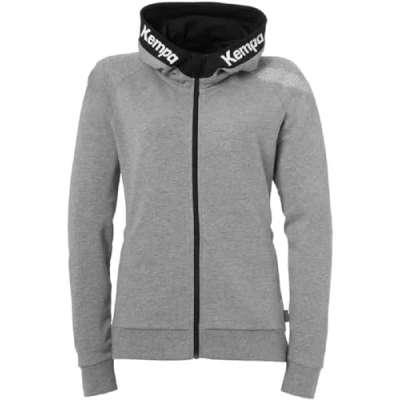 Abbildung von Kempa Core 26 Hood Jacket Women Damen Mädchen Kapuzen Jacke Trainings Sweatshirt Hoody Pullover mit Kapuze Handball Volleyball Indoor Gym Fitness