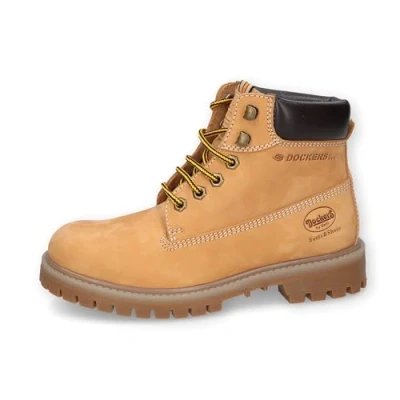 Abbildung von Dockers by Gerli Schnürstiefelette, Damen, Größe: 36, Golden tan Schuhe