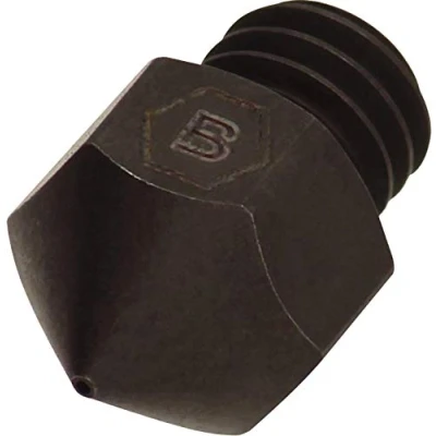 Abbildung von BROZZL High End MK8 Düse Hardened Steel 0,2mm Durchmesser für Creality Ender 3, 3 Pro, CR 10, 10S UVM, 10103020, Ø0,2mm