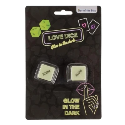 Abbildung von Love Dice Glow In The Dark Set Englische Version