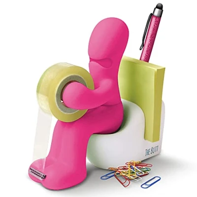 Abbildung von Butt Supplies Klebefilm Abroller und Bürobedarf Station Schreibtisch Accessoire Origineller Organizer