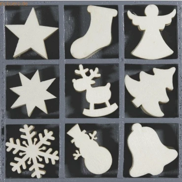 Abbildung von Knorr Prandell 2118521106 Holzornamentbox, Motiv Weihnachten,natur