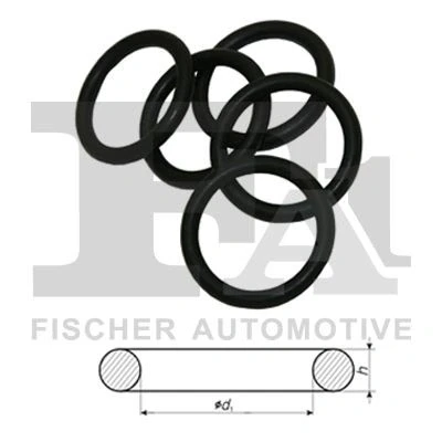 Abbildung von FA1 602.990.100 Dichtring Ölablaßschraube NBR (Nitril Butadien Kautschuk) OPEL: Astra G Cabrio, Corsa E Schrägheck, CC, CHEVROLET: Spark