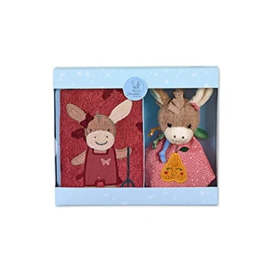 Abbildung von Sterntaler GIFT SET Emmily Kuscheltuch für Kinder, Größe: One Size, Mehrfarbig
