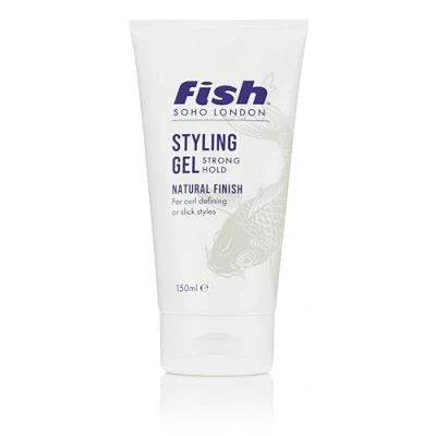 Abbildung von Fish Original Memory Flexible Gel, The Elastic Styler, Strong Hold, Natural Finish, Fine Hair, Cruelty Free and Vegan, 150ml